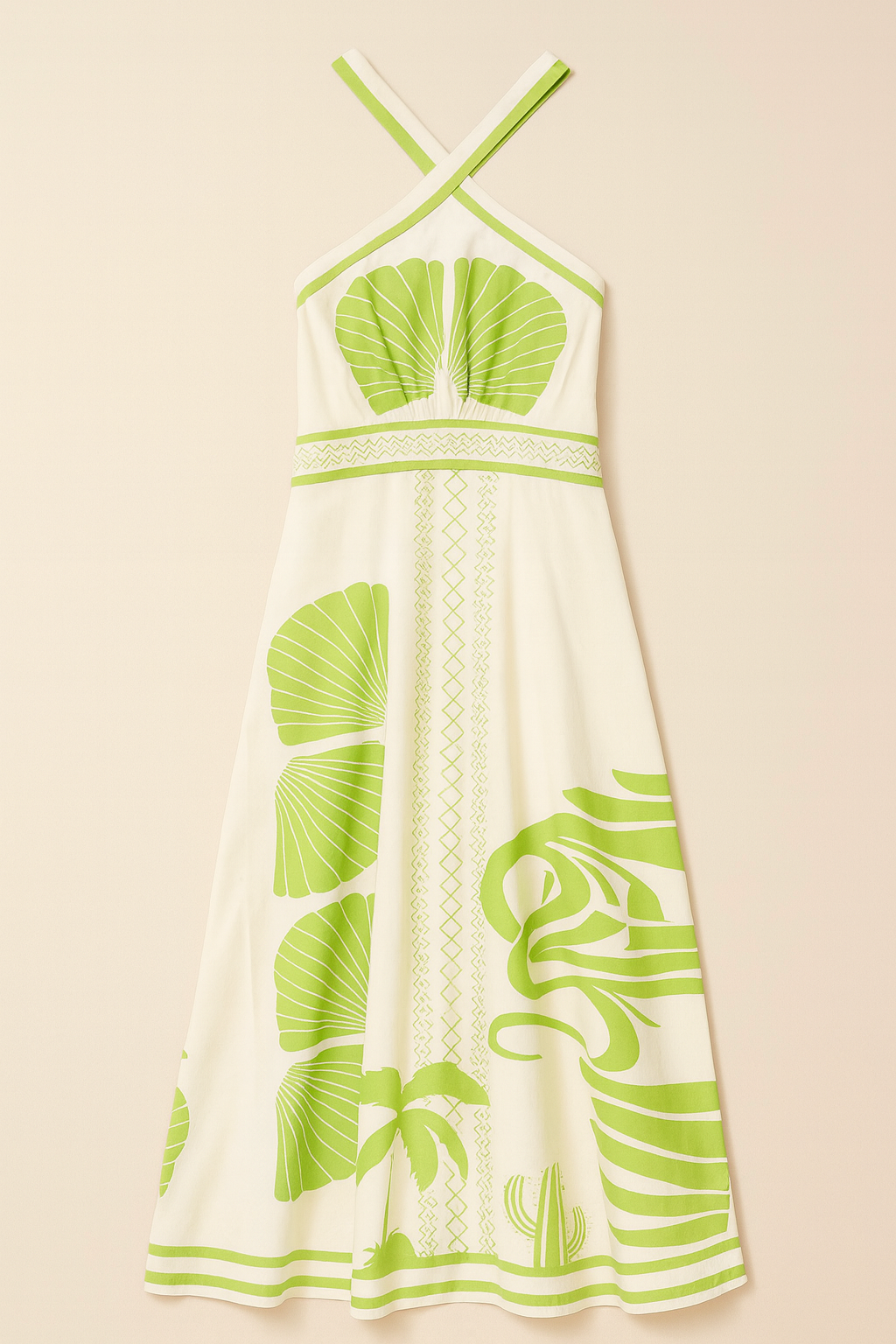 Halter Neck Long Dress