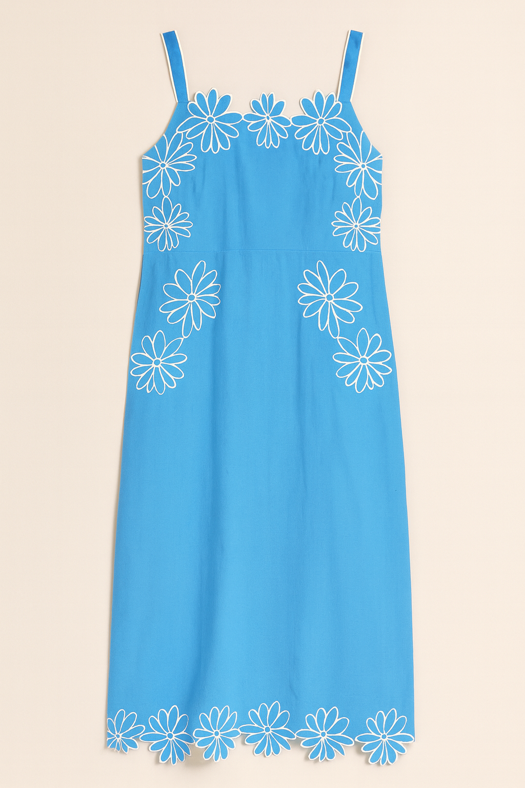 Cotton Embroidered Long Dress