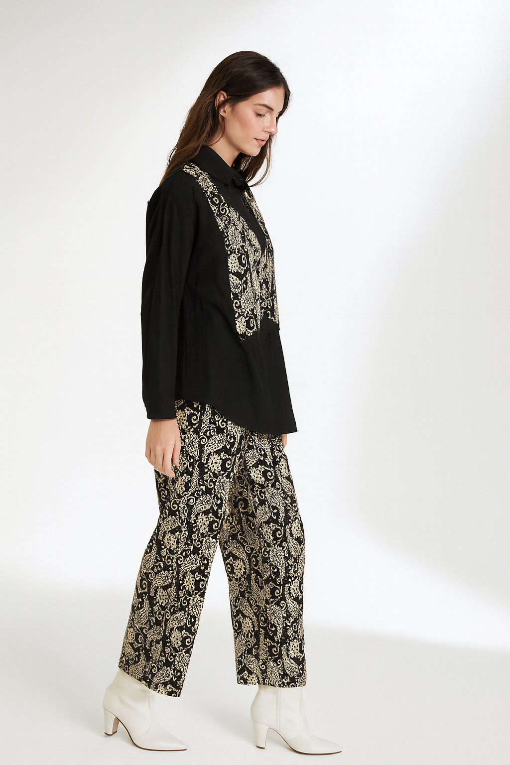 Cotton Co-ord Set with Matching Jacket & Pant