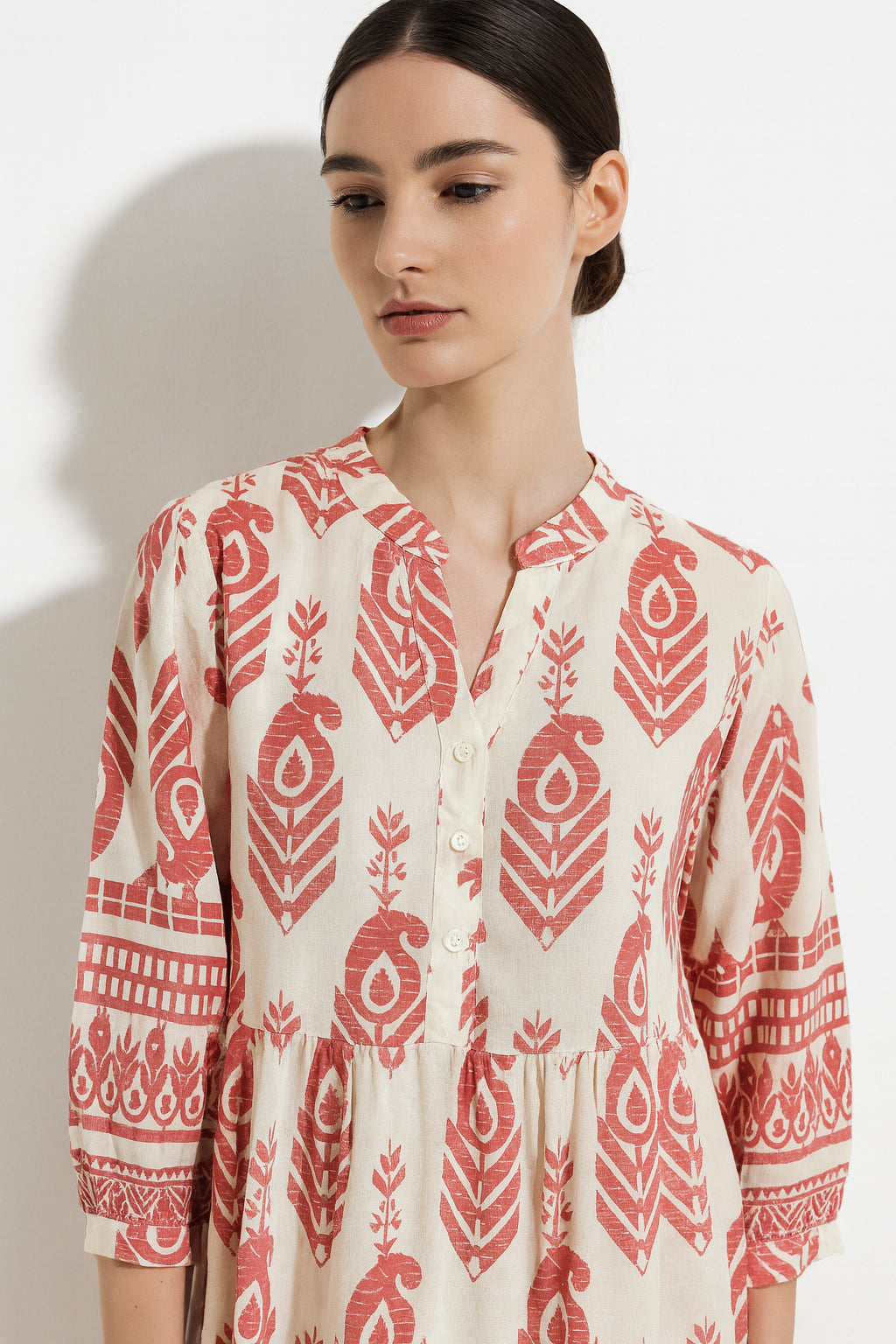 Cotton Kurti Style Printed Dress