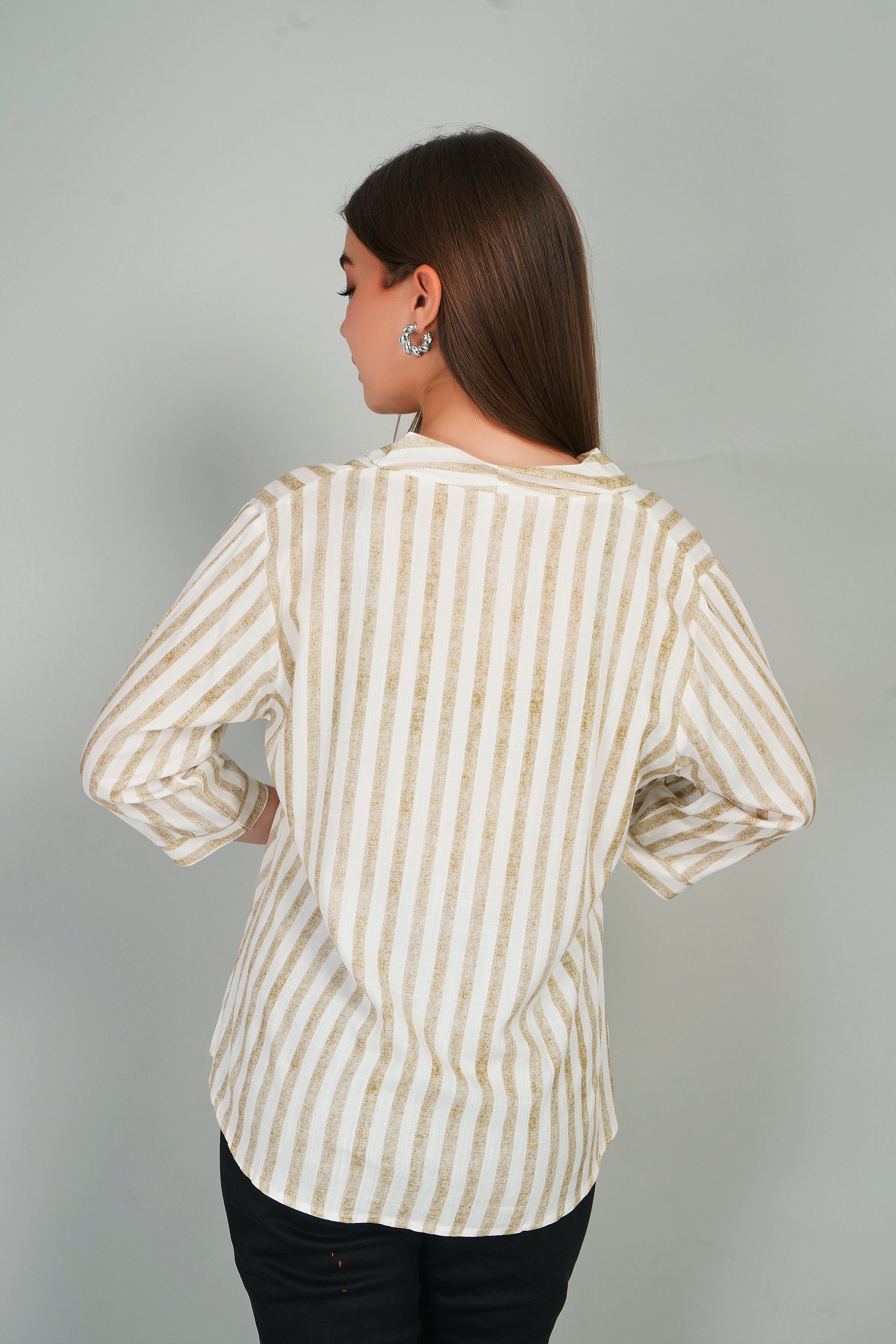 Cotton Striped Top