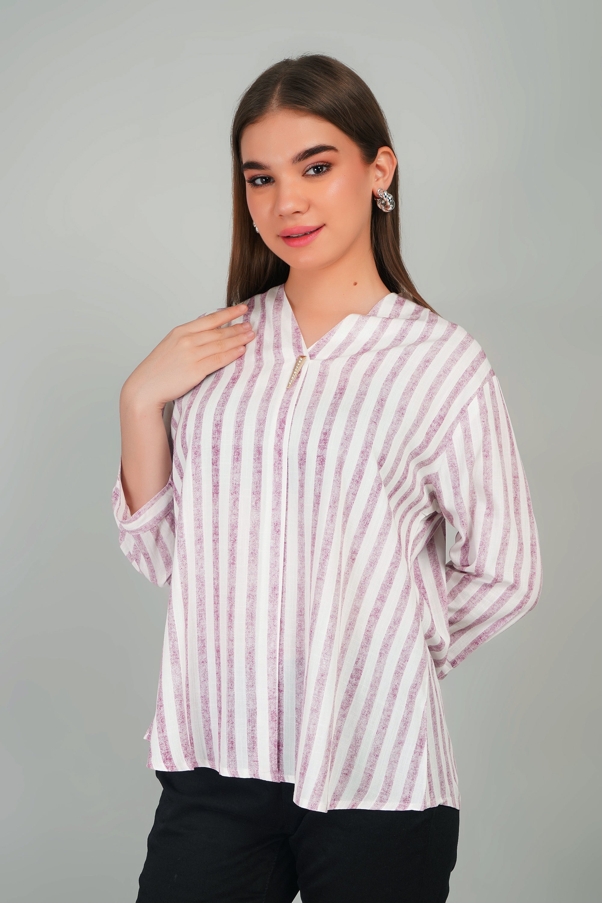 Cotton Striped Top