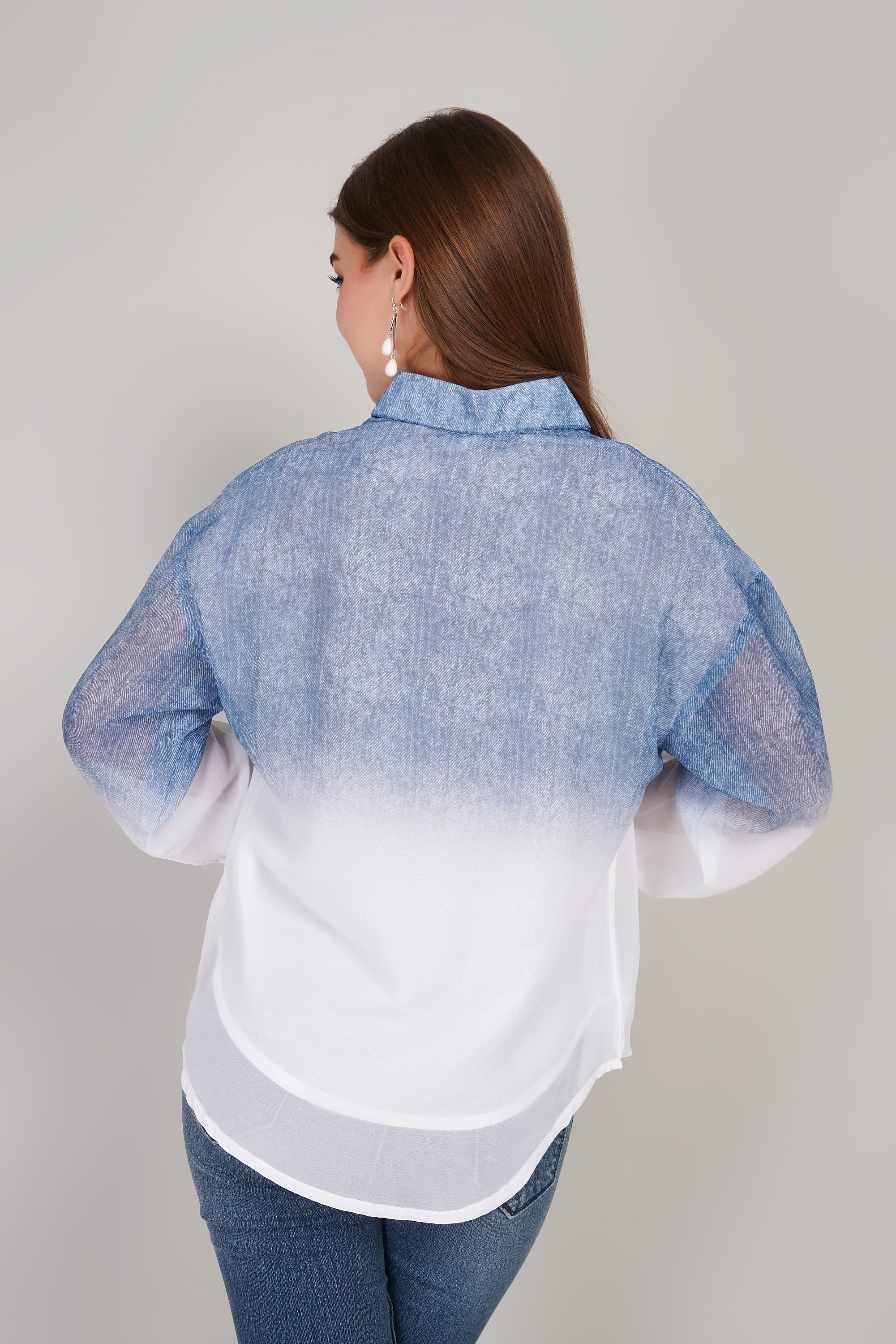 Chiffon Shaded Shirt