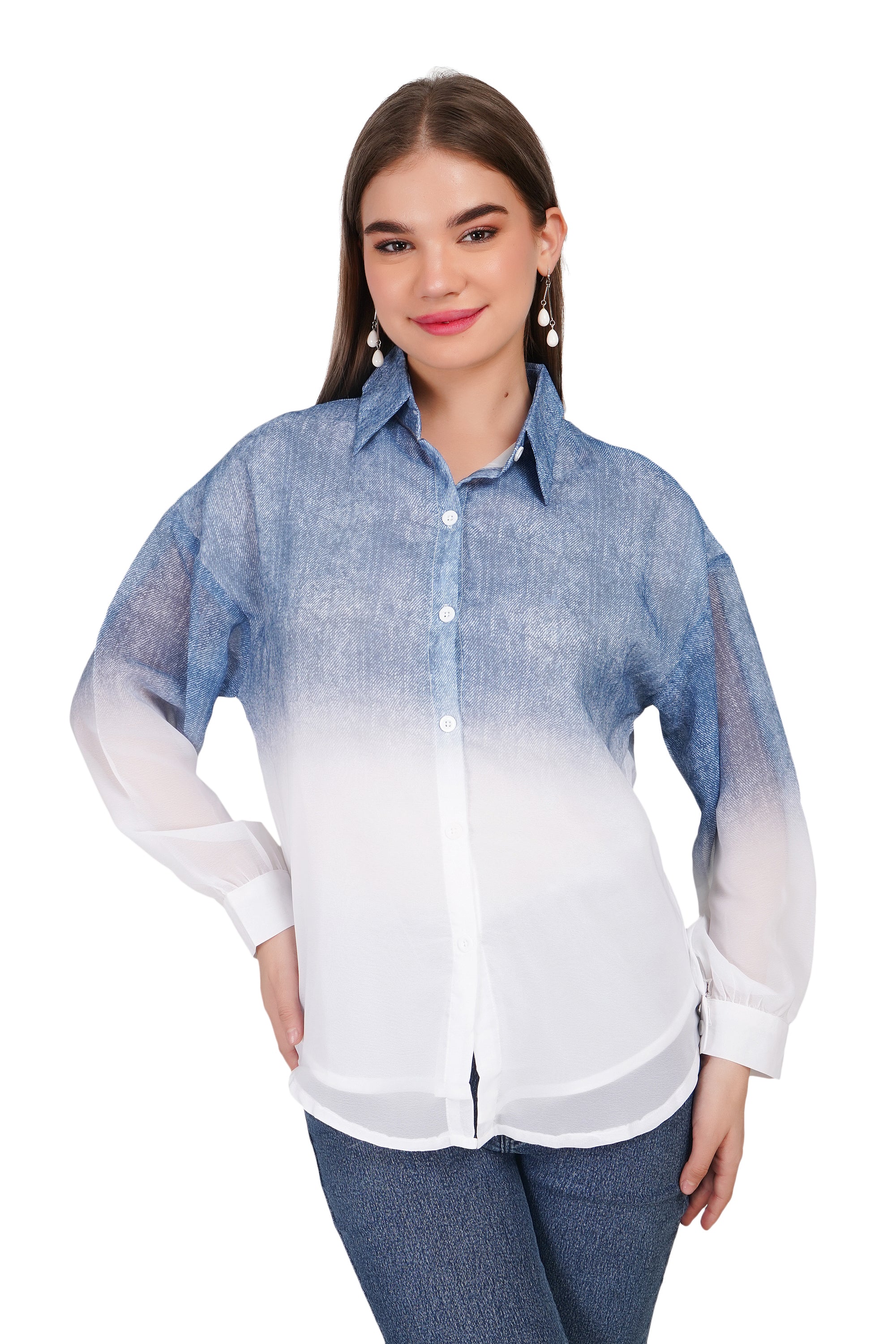Chiffon Shaded Shirt
