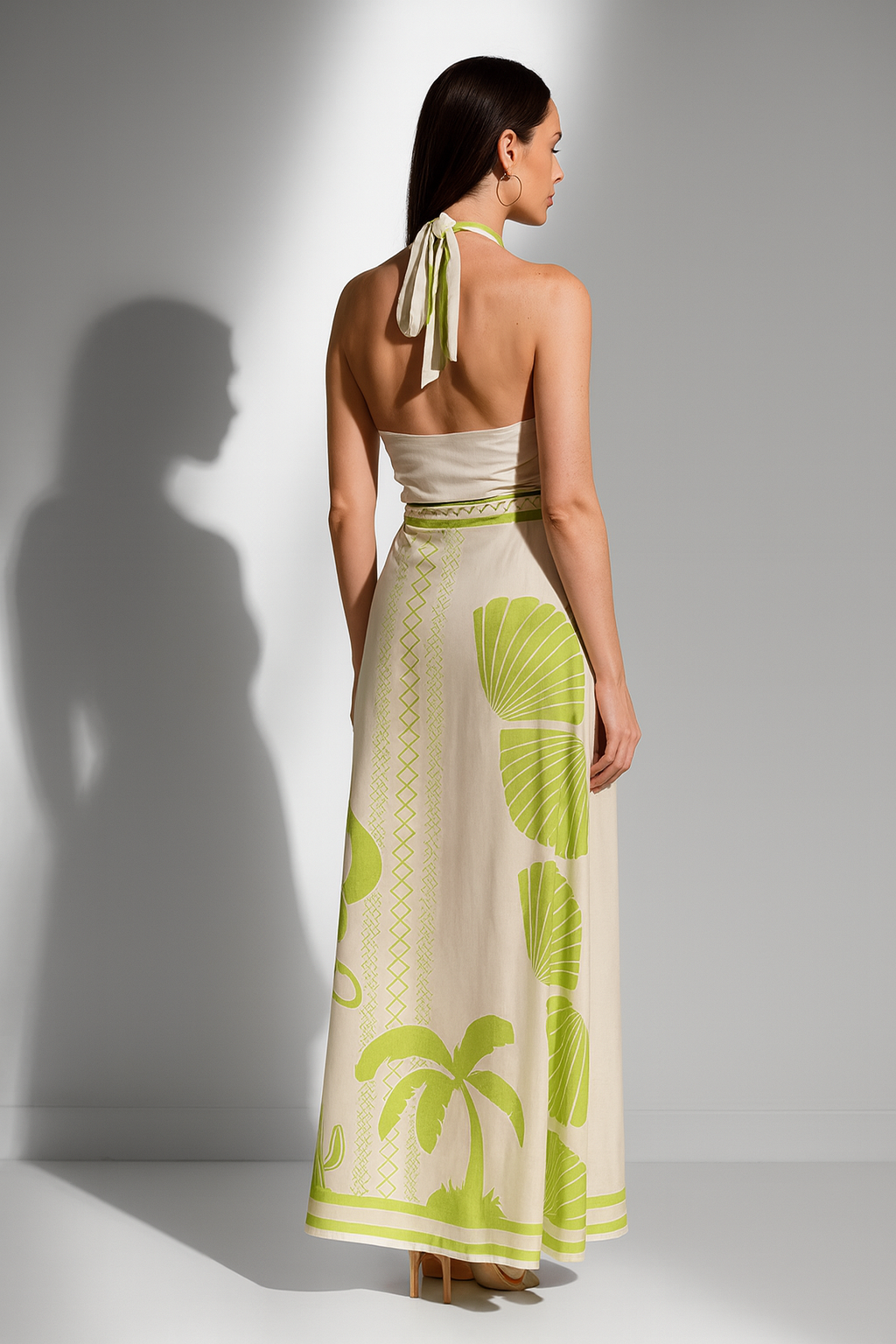 Halter Neck Long Dress