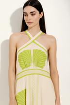 Halter Neck Long Dress