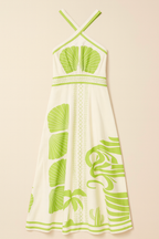 Halter Neck Long Dress