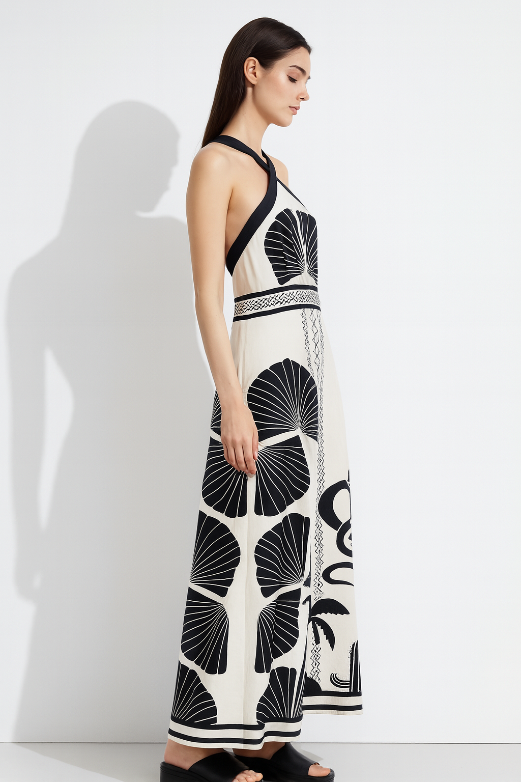 Halter Neck Long Dress