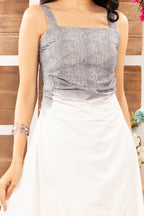 Two-Sided Shaded Long Dress