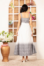 Two-Sided Shaded Long Dress