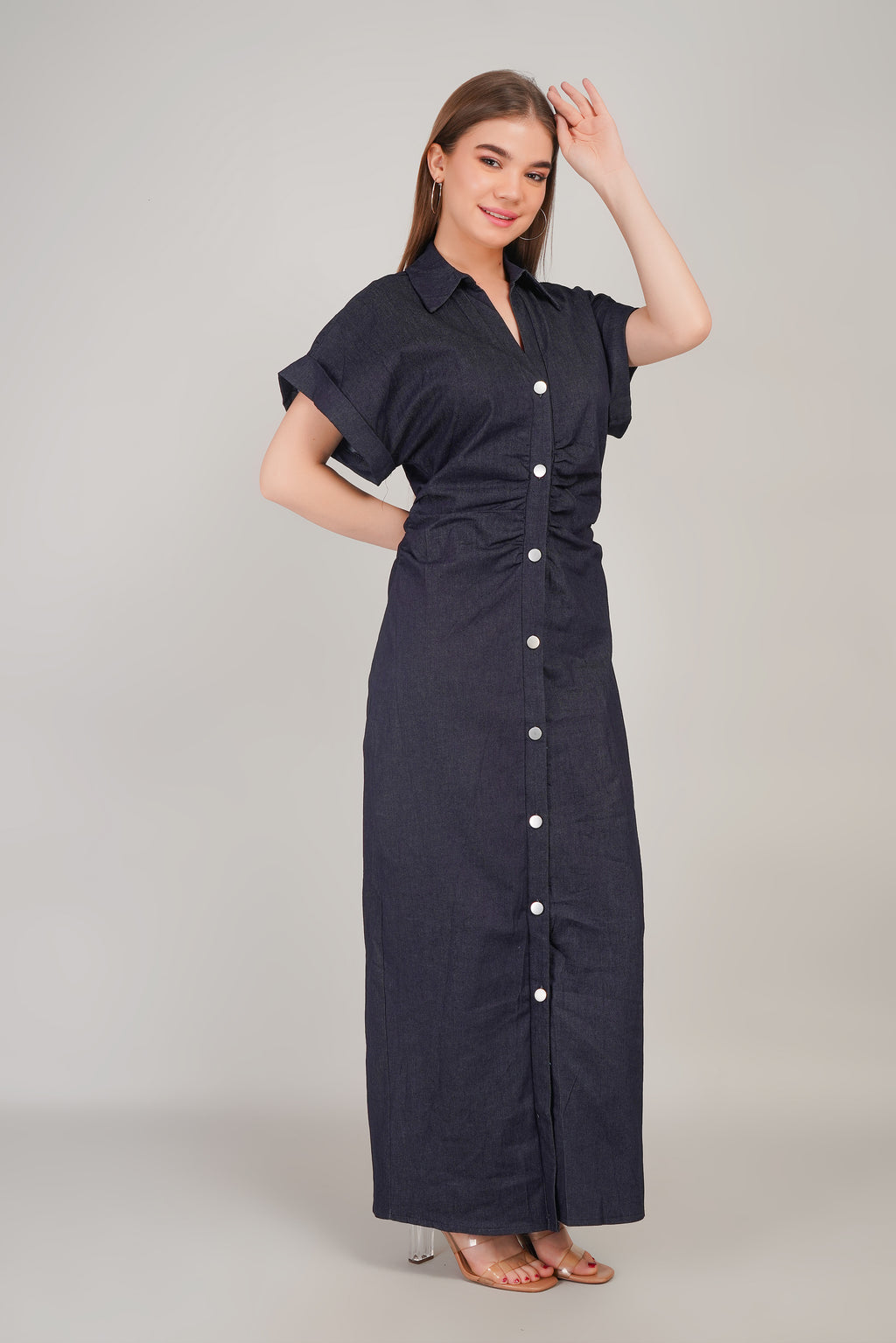 Long Denim Dress