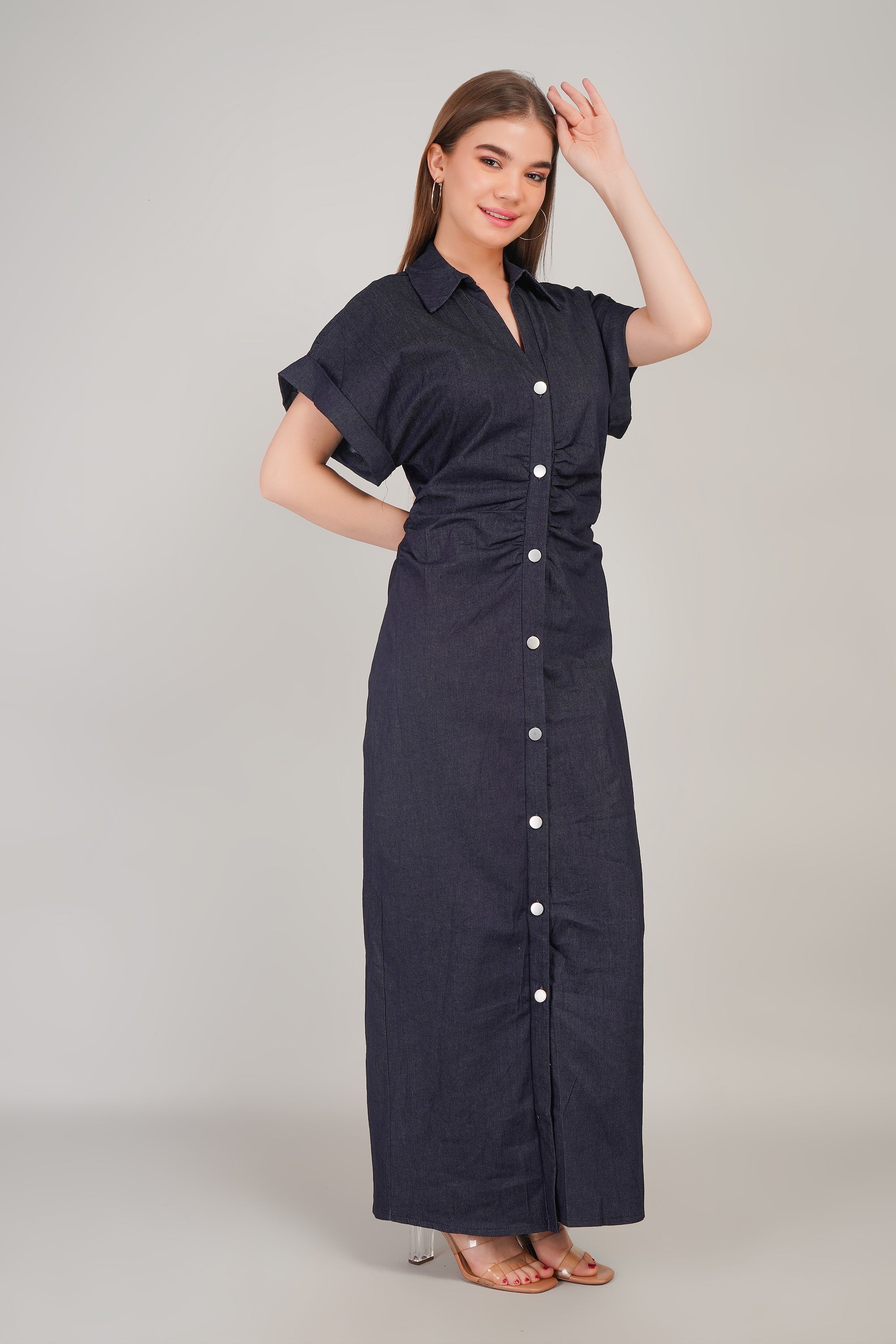 Long Denim Dress