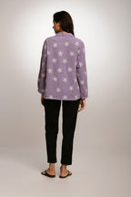 Linen Cotton Embroidered Top