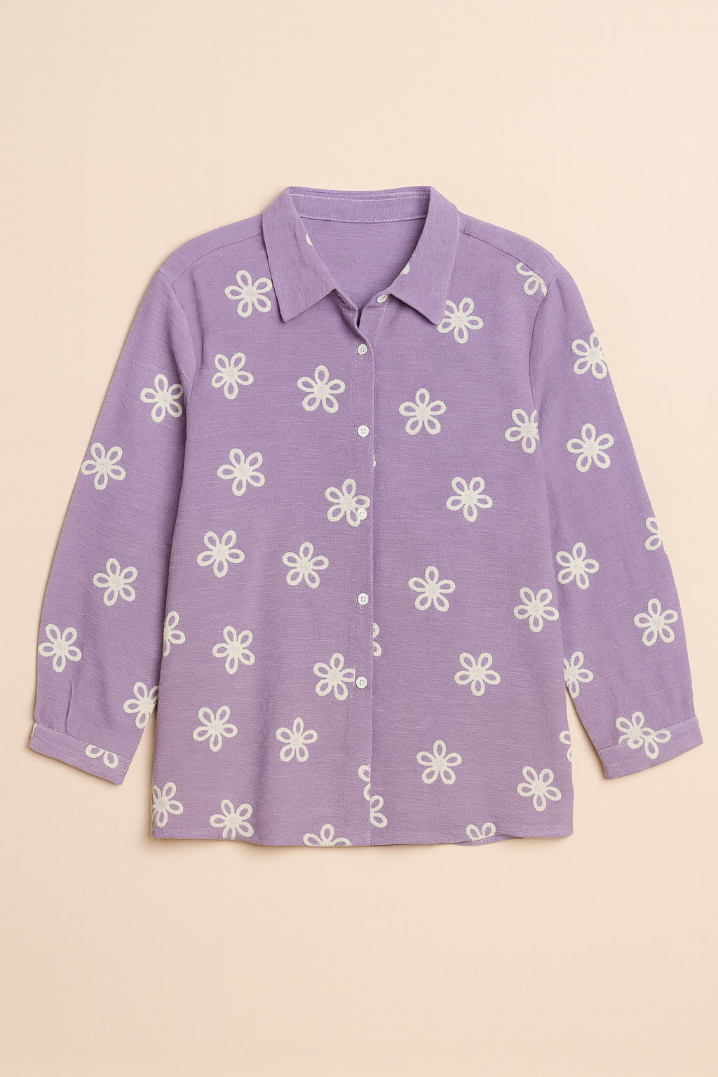 Linen Cotton Embroidered Top