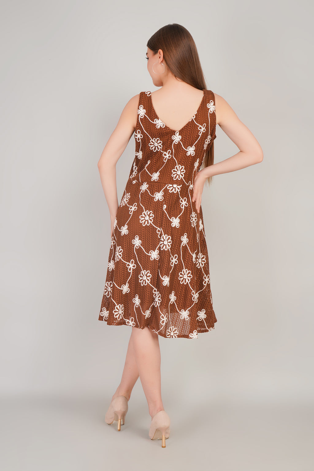 Floral Embroidered Dress