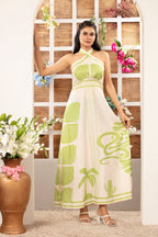 Halter Neck Long Dress