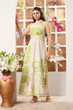 Halter Neck Long Dress