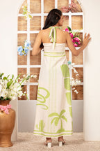 Halter Neck Long Dress