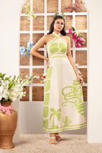 Halter Neck Long Dress