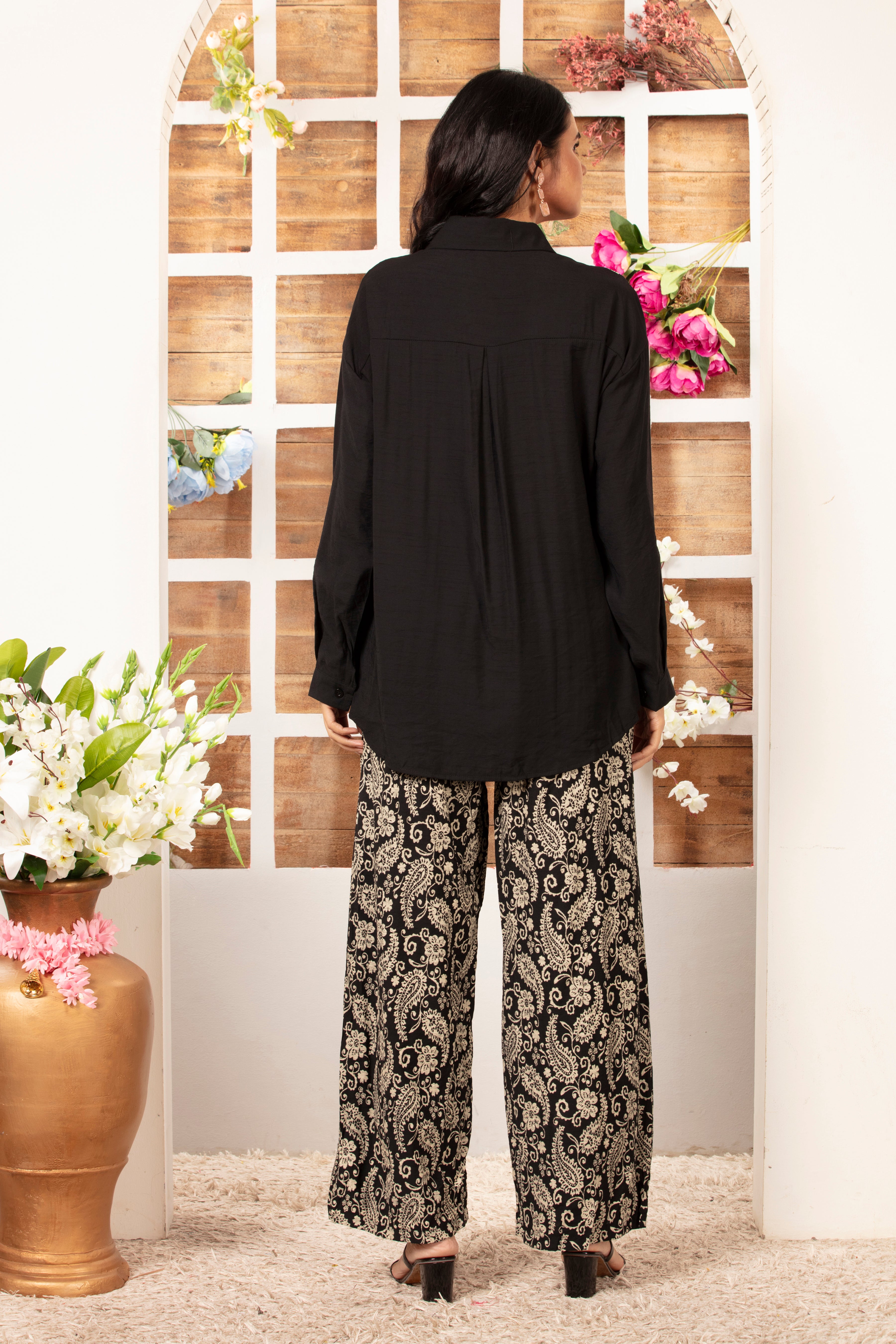 Cotton Co-ord Set with Matching Jacket & Pant