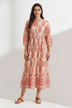 Cotton Kurti Style Printed Dress