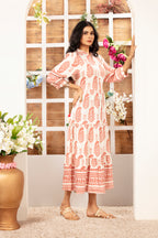 Cotton Kurti Style Printed Dress