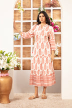 Cotton Kurti Style Printed Dress