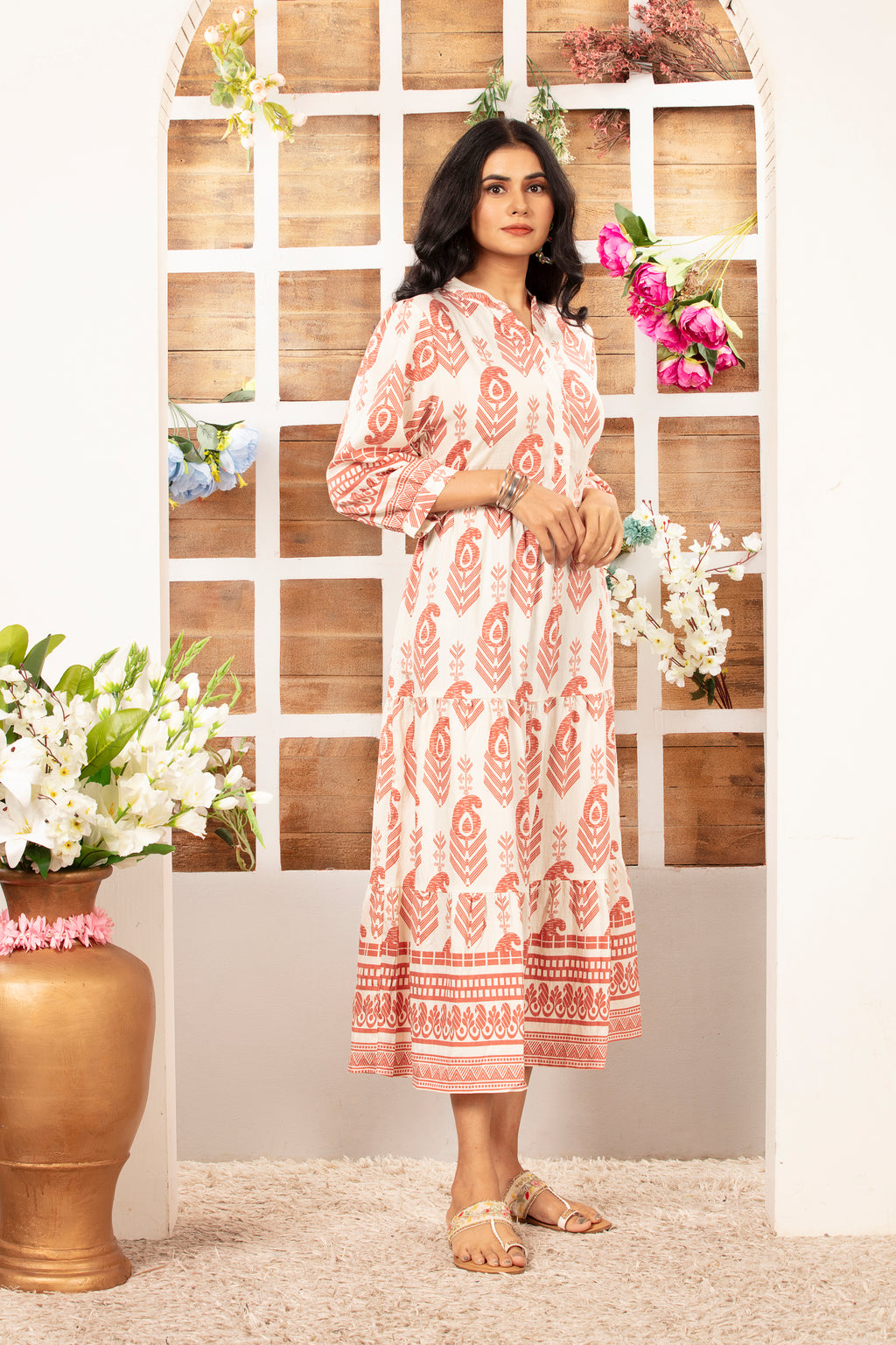 Cotton Kurti Style Printed Dress
