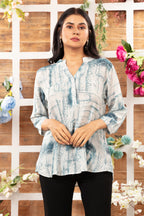 Cotton Rayon Printed Top