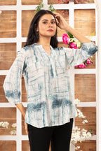 Cotton Rayon Printed Top