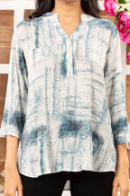 Cotton Rayon Printed Top
