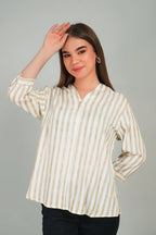Cotton Striped Top