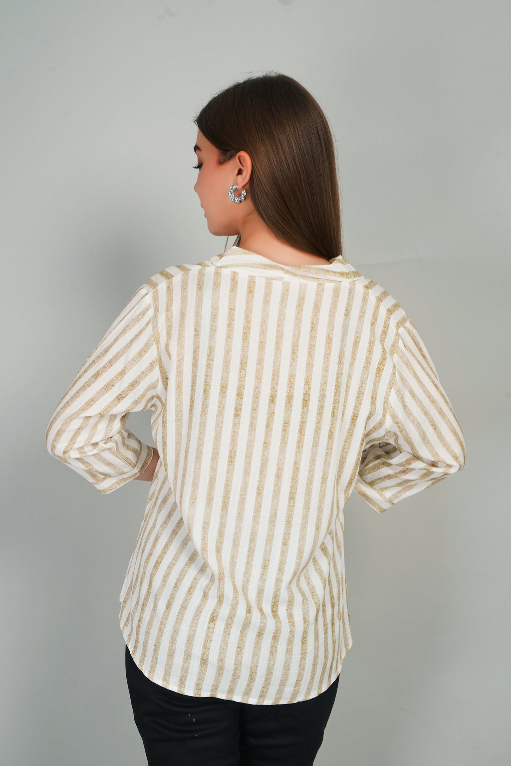 Cotton Striped Top