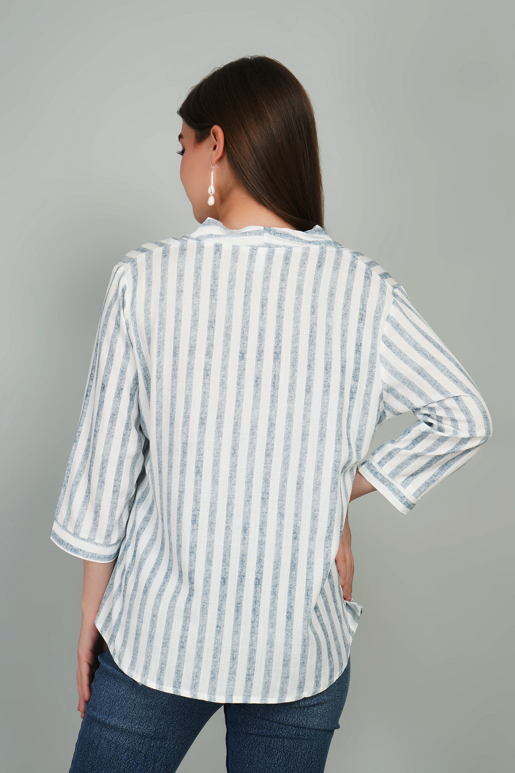 Cotton Striped Top