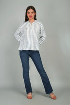 Cotton Striped Top