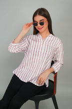 Cotton Striped Top