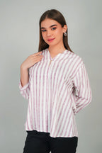 Cotton Striped Top