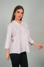 Cotton Striped Top