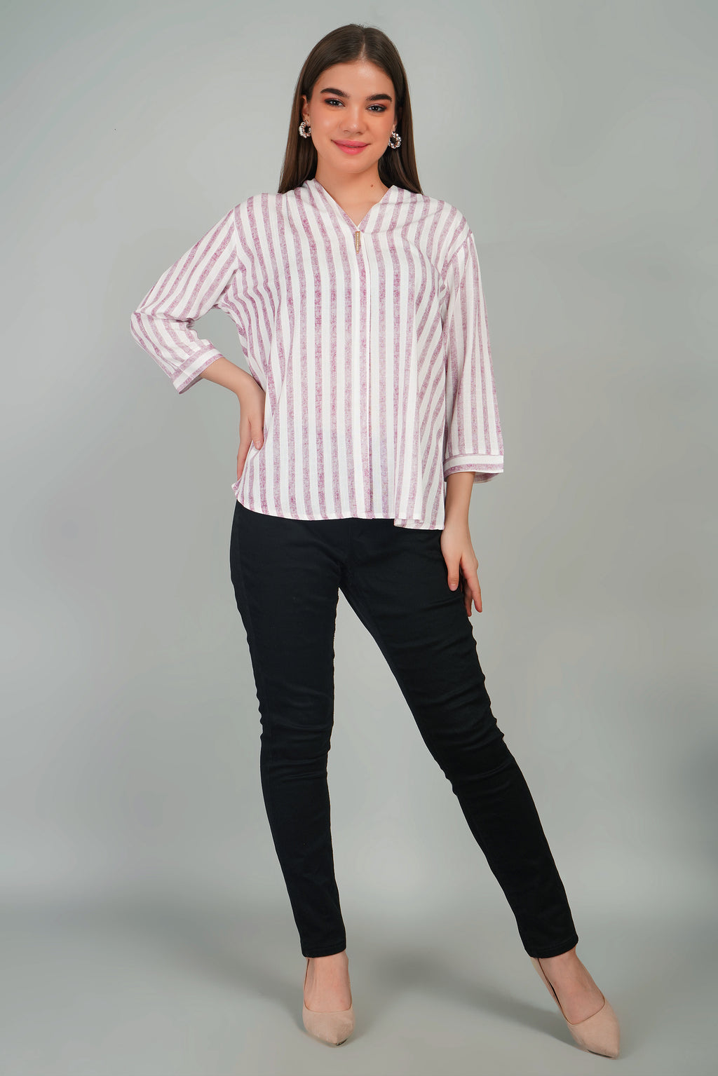 Cotton Striped Top