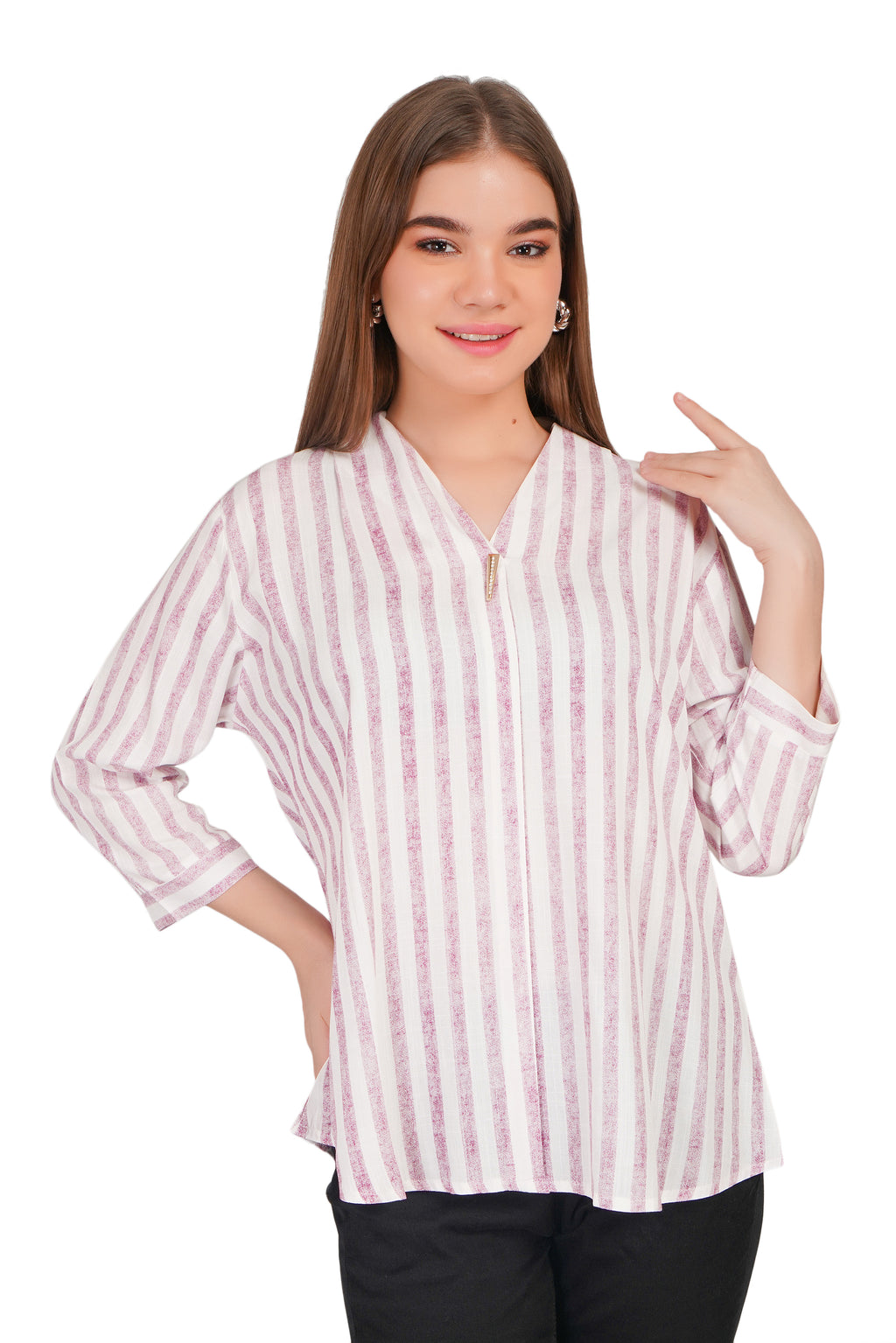 Cotton Striped Top