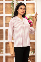 Cotton Striped Top