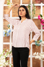 Cotton Striped Top