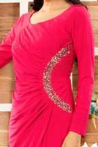 The Kohinoor Pink Dress