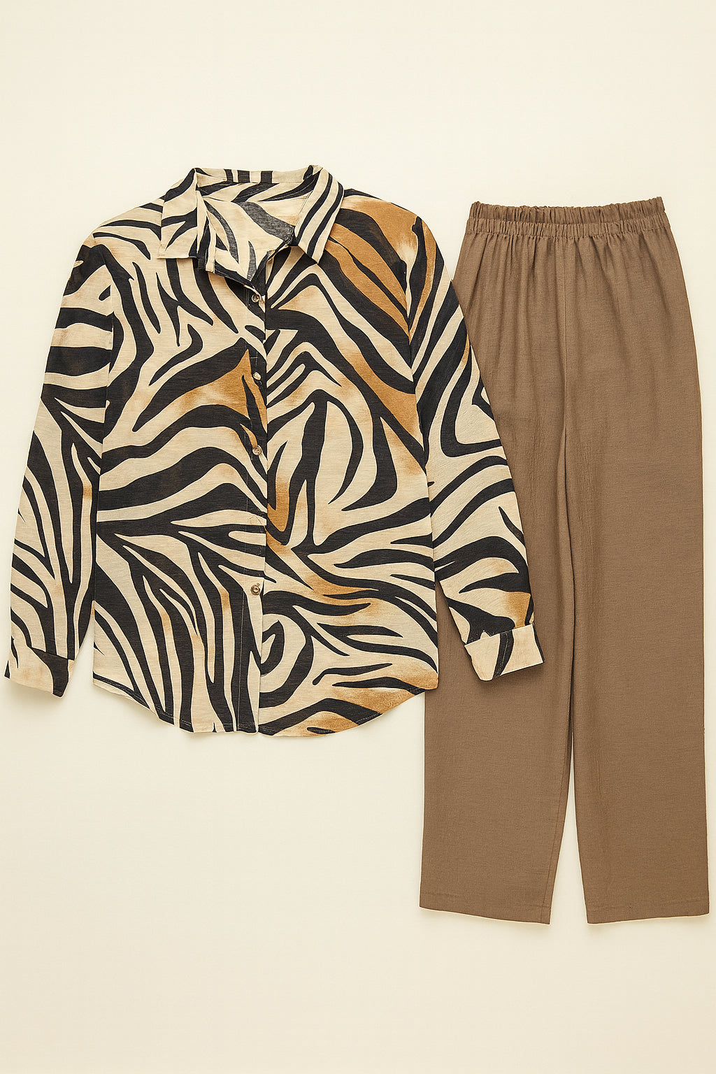 Cotton Printed Co-ord Set With Matching Pant