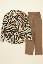 Cotton Printed Co-ord Set With Matching Pant