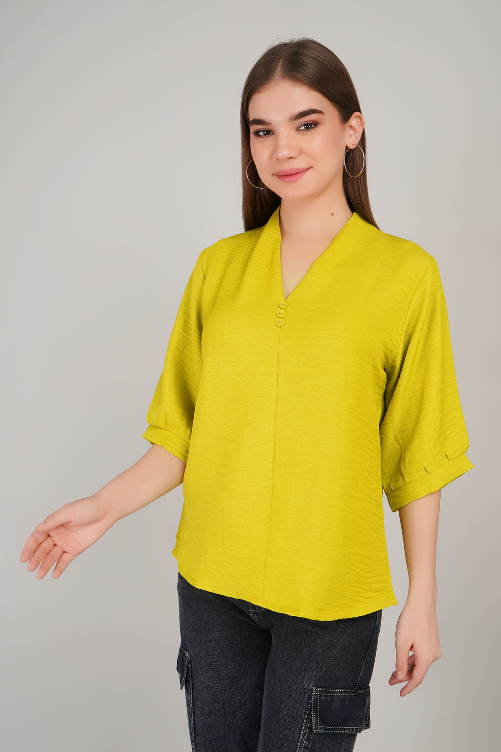 Solid Linen Top