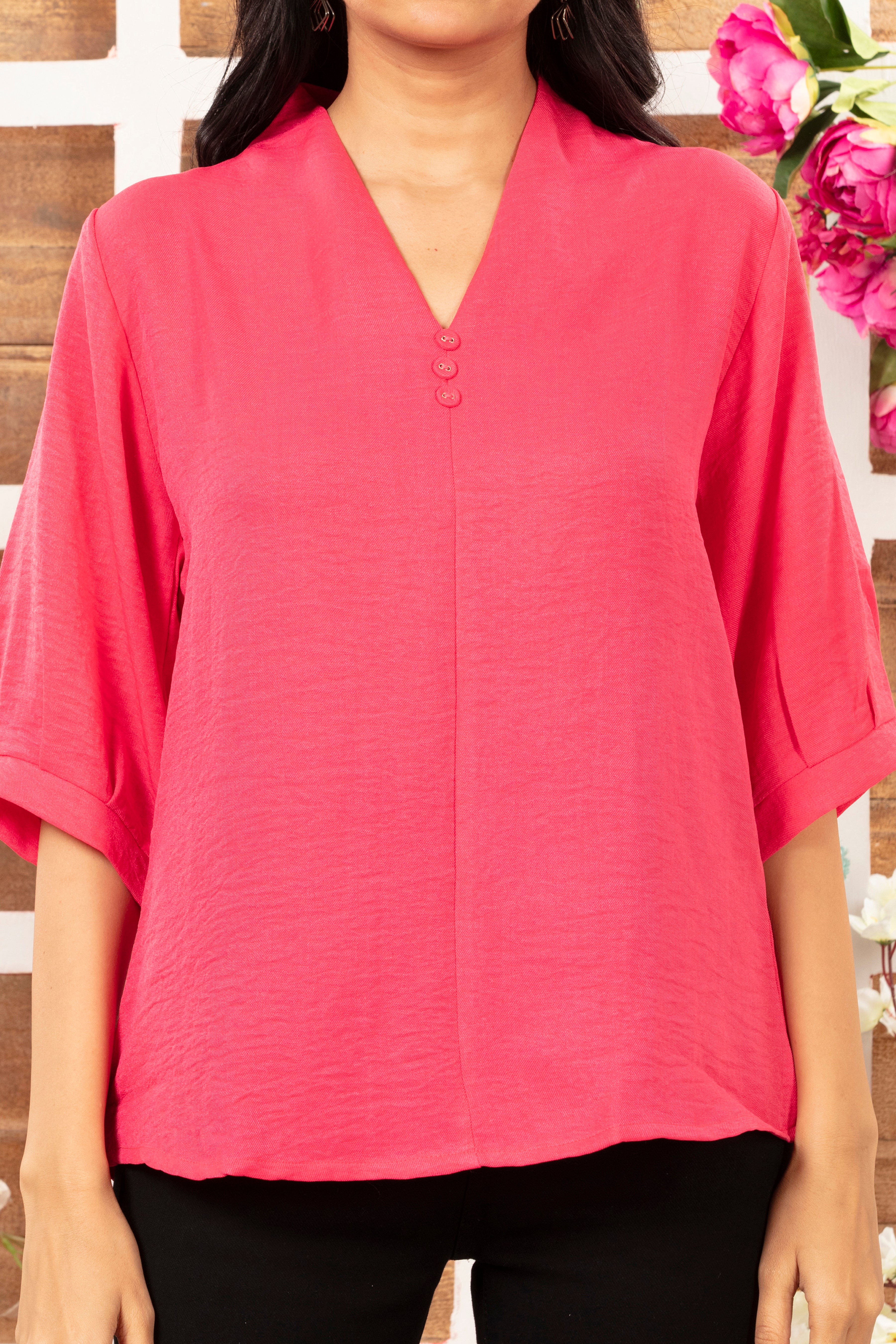Solid Linen Top