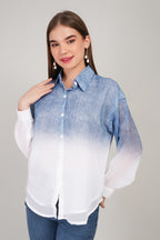 Chiffon Shaded Shirt