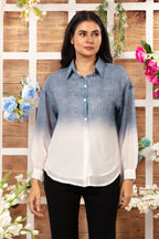 Chiffon Shaded Shirt