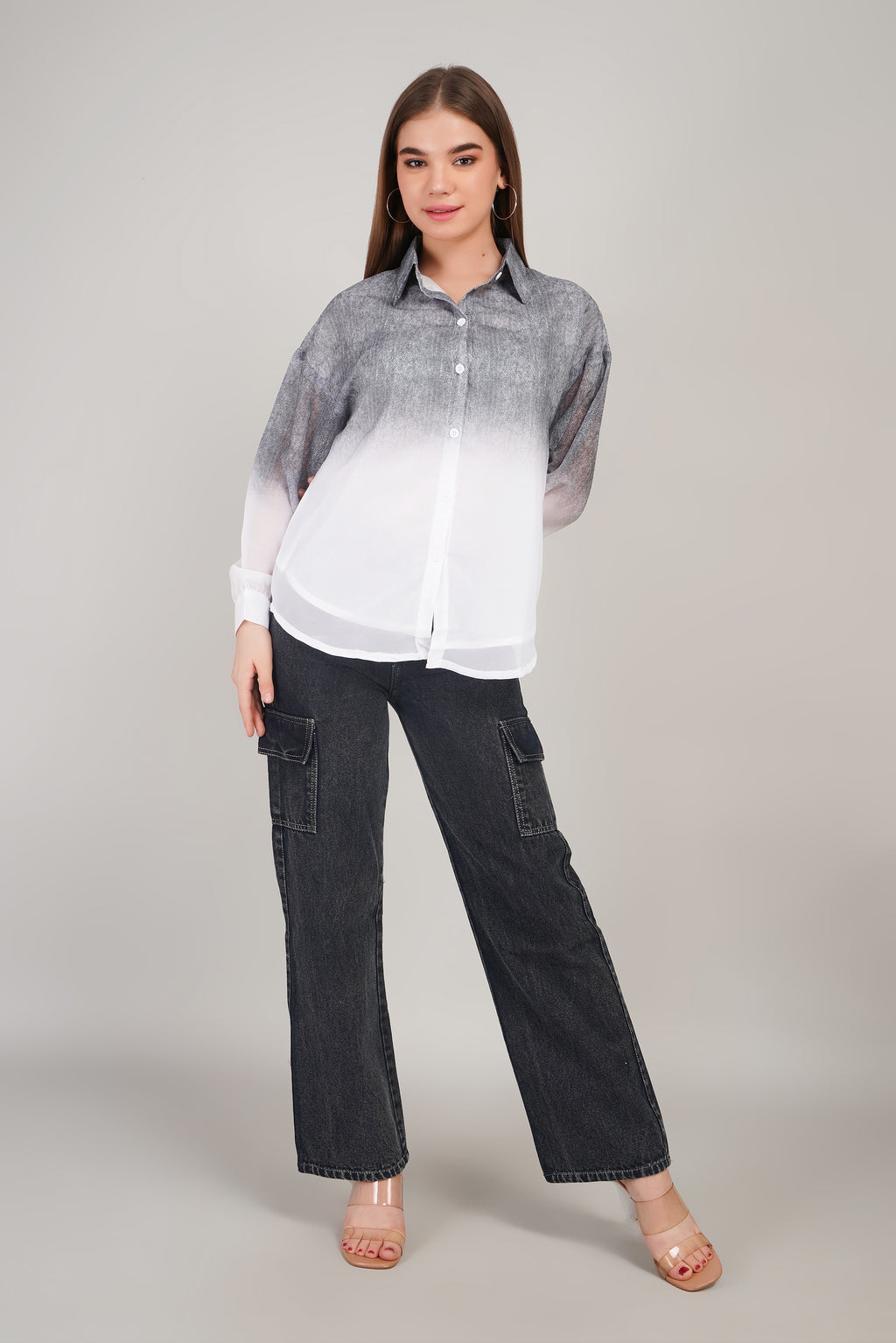 Chiffon Shaded Shirt